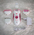 Kemei KM-2530 Professional 4-in-1 Beauty Care Kit – Rechargeable Epilator, Shaver & Trimmer