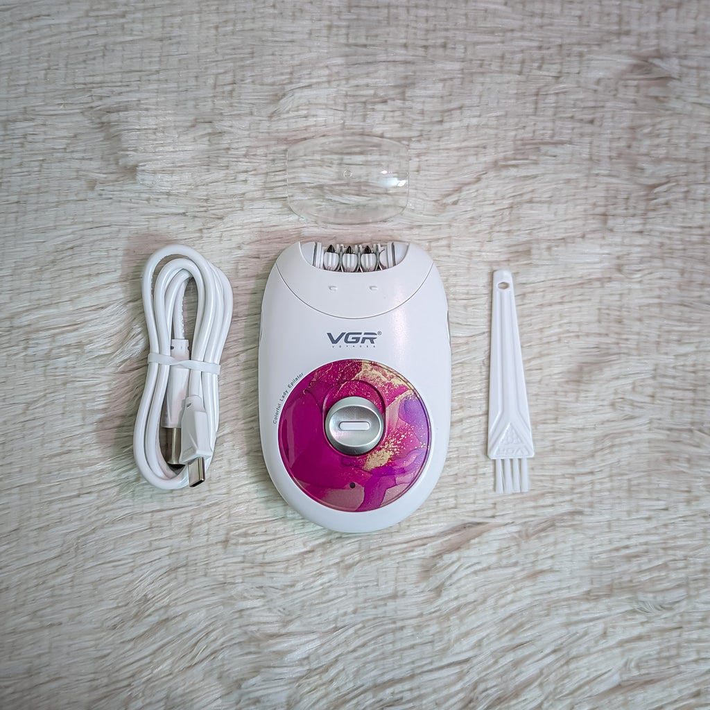 VGR V-706 Professional Women’s Epilator – 18 Tweezers Cordless Hair Removal