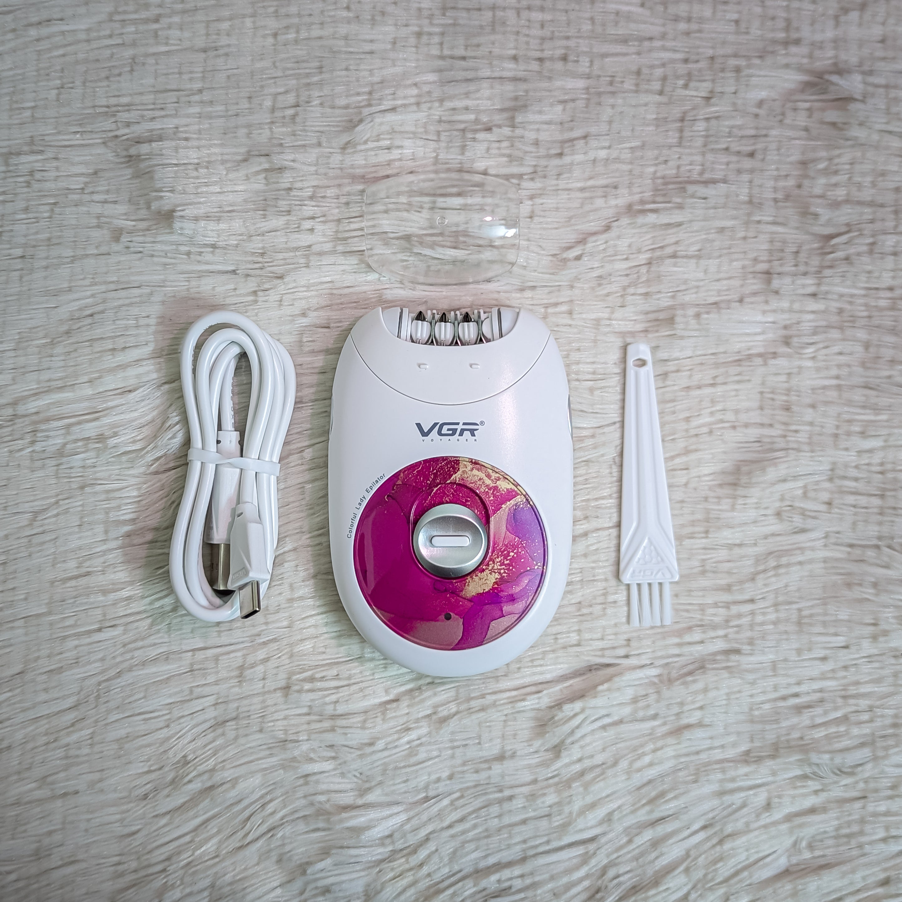 VGR V-706 Professional Women’s Epilator – 18 Tweezers Cordless Hair Removal