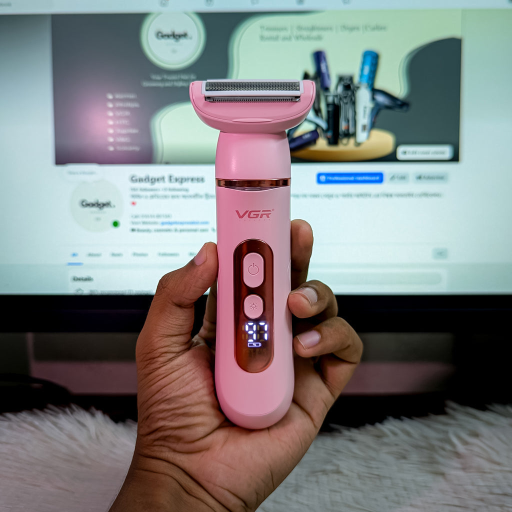 VGR V-763 Professional 5-in-1 Lady Care Set – IPX7 Waterproof Multi-Functional Trimmer & Grooming Kit