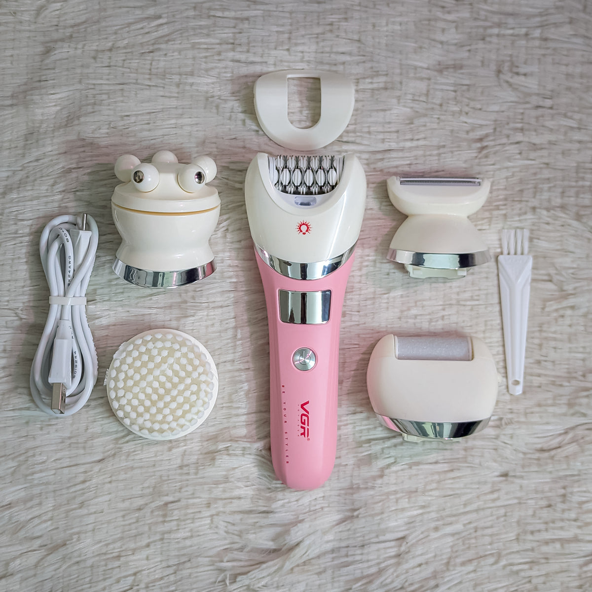 VGR V-759 Professional 5-in-1 Lady Care Set – IPX6 Waterproof Multi-Functional Grooming Kit