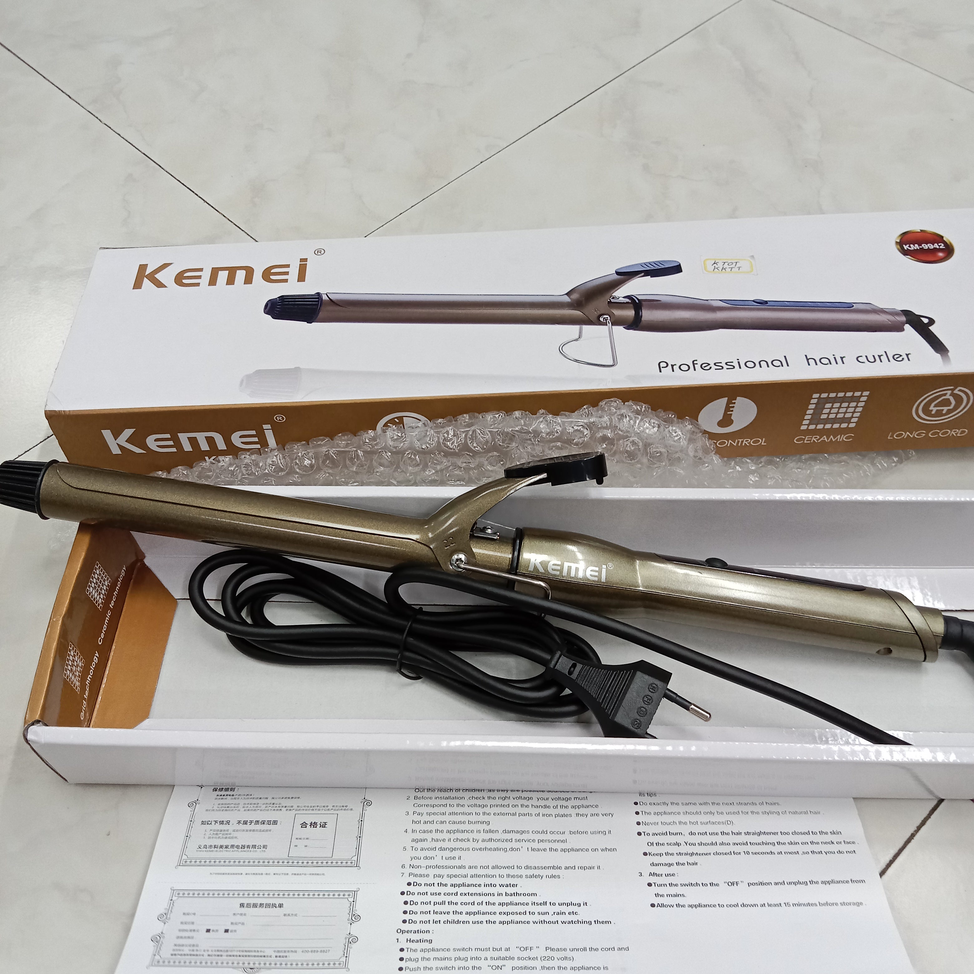 Kemei KM-9942 Professional Hair Curler