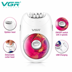 VGR V-706 Professional Women’s Epilator – 18 Tweezers Cordless Hair Removal