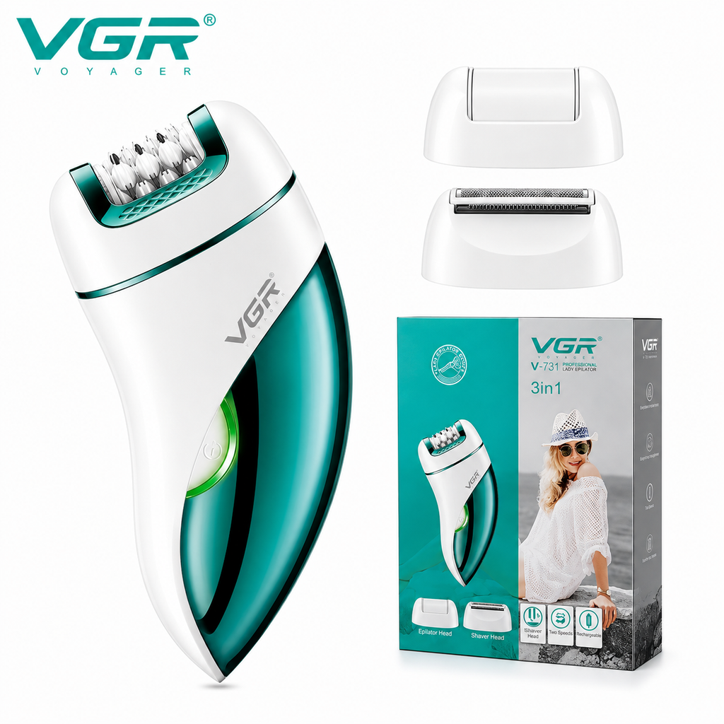 VGR V-731 Professional 3-in-1 Beauty Epilator