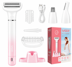 VGR V-611 Professional 3-in-1 Lady Shaver Set – IPX5 Waterproof Multi-Functional Grooming Kit