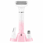VGR V-611 Professional 3-in-1 Lady Shaver Set – IPX5 Waterproof Multi-Functional Grooming Kit