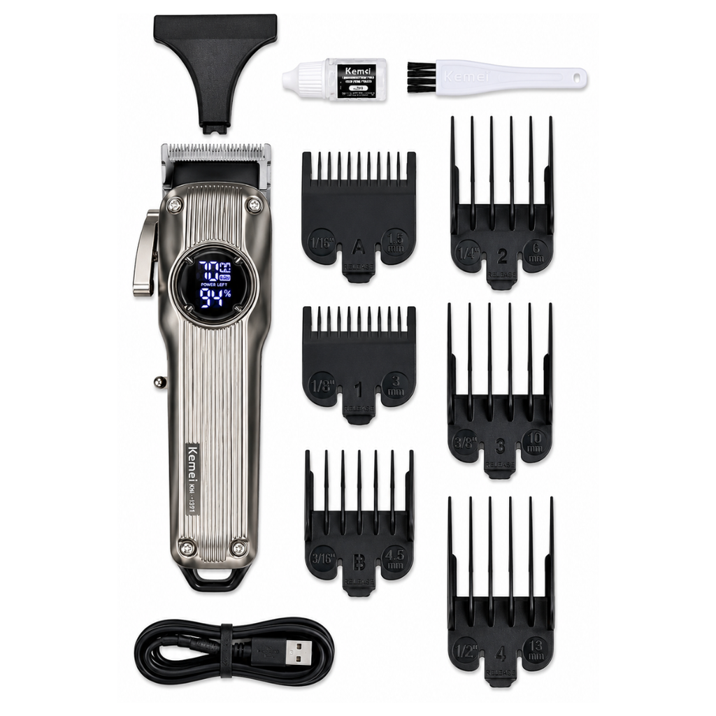 Kemei KM-1551 Professional Cordless Hair Clipper &amp; Trimmer