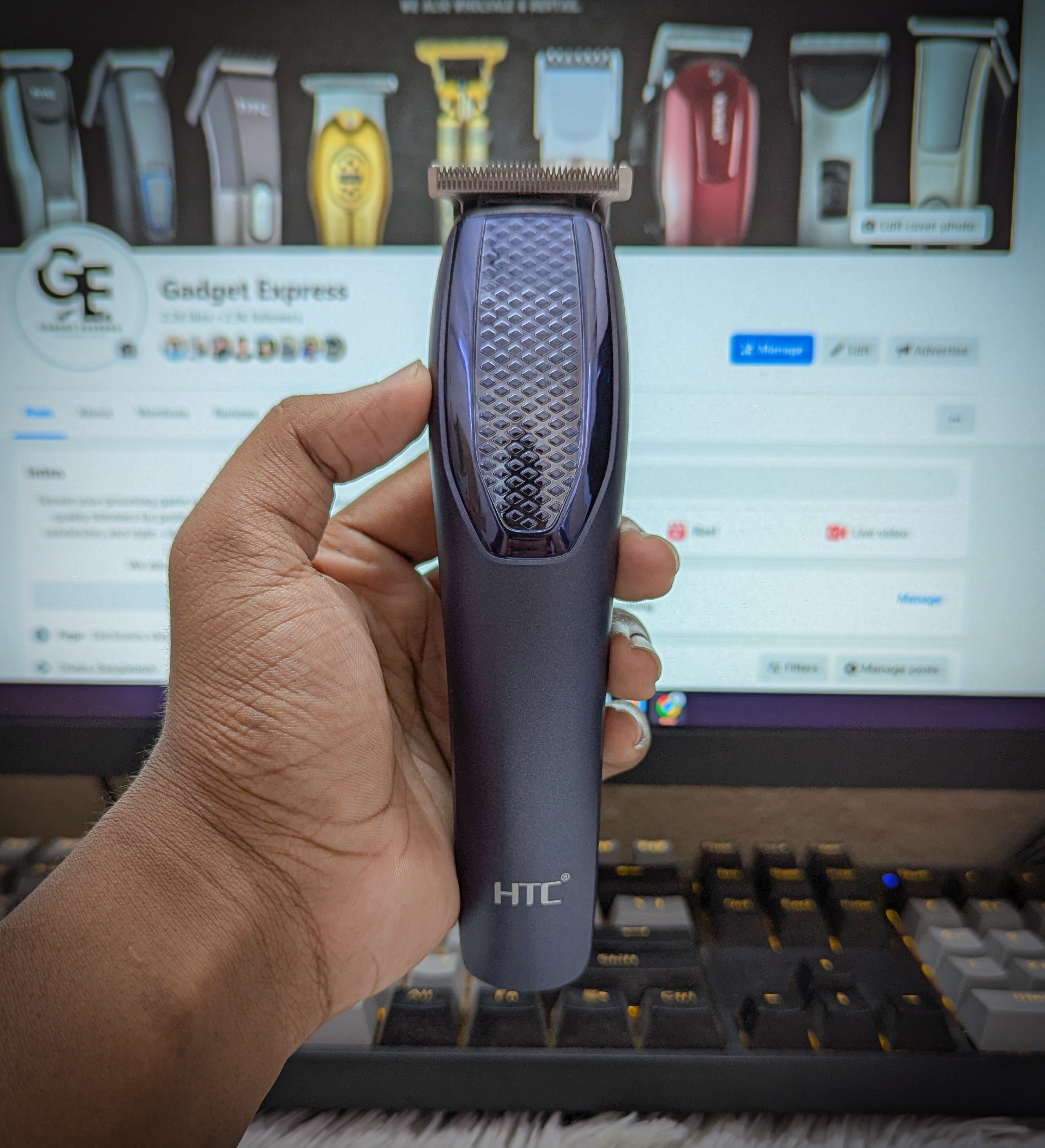 HTC AT-1210 Professional Hair Clipper & Beard Trimmer