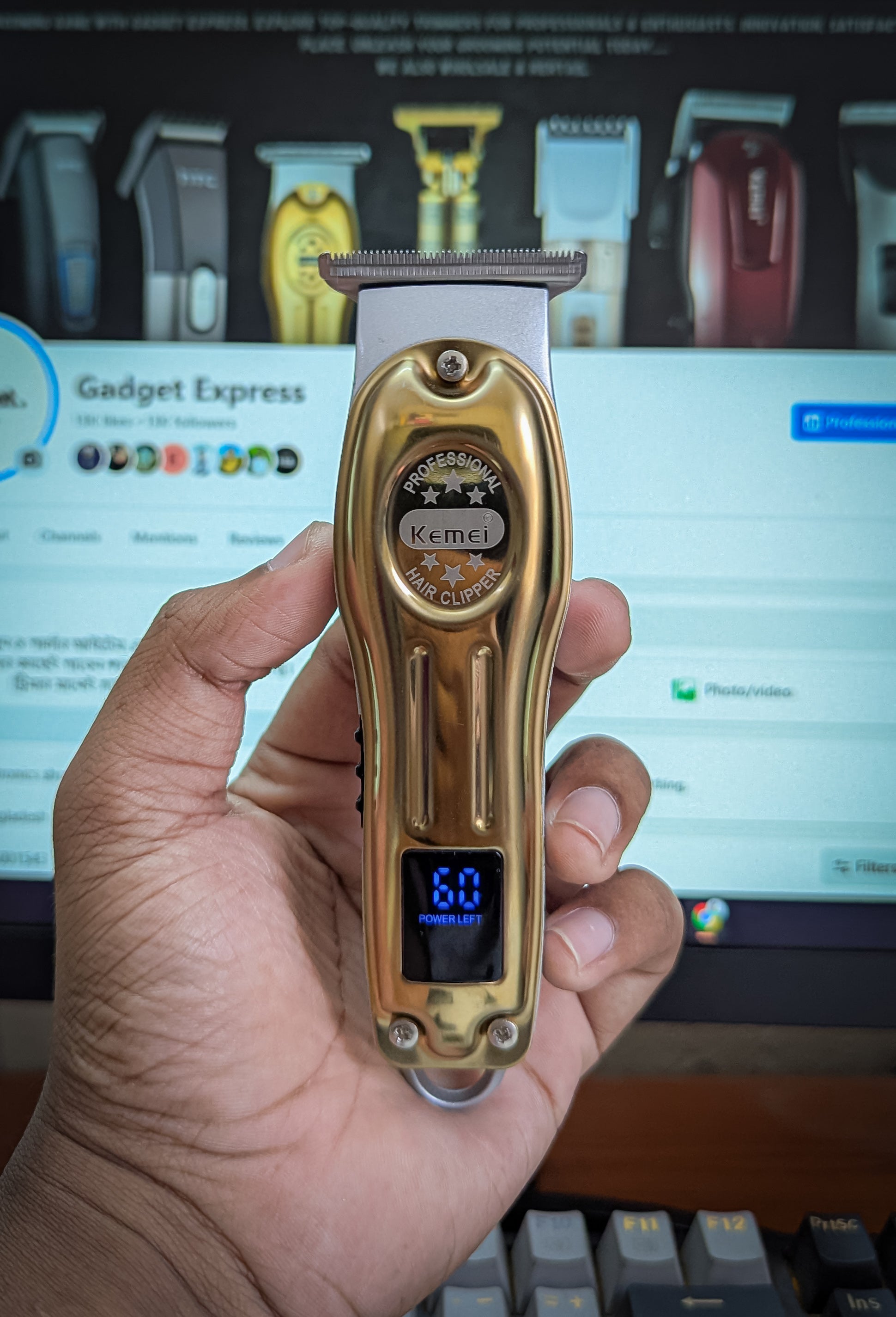 Kemei KM-678 Beard Trimmer and Hair Clipper for Men