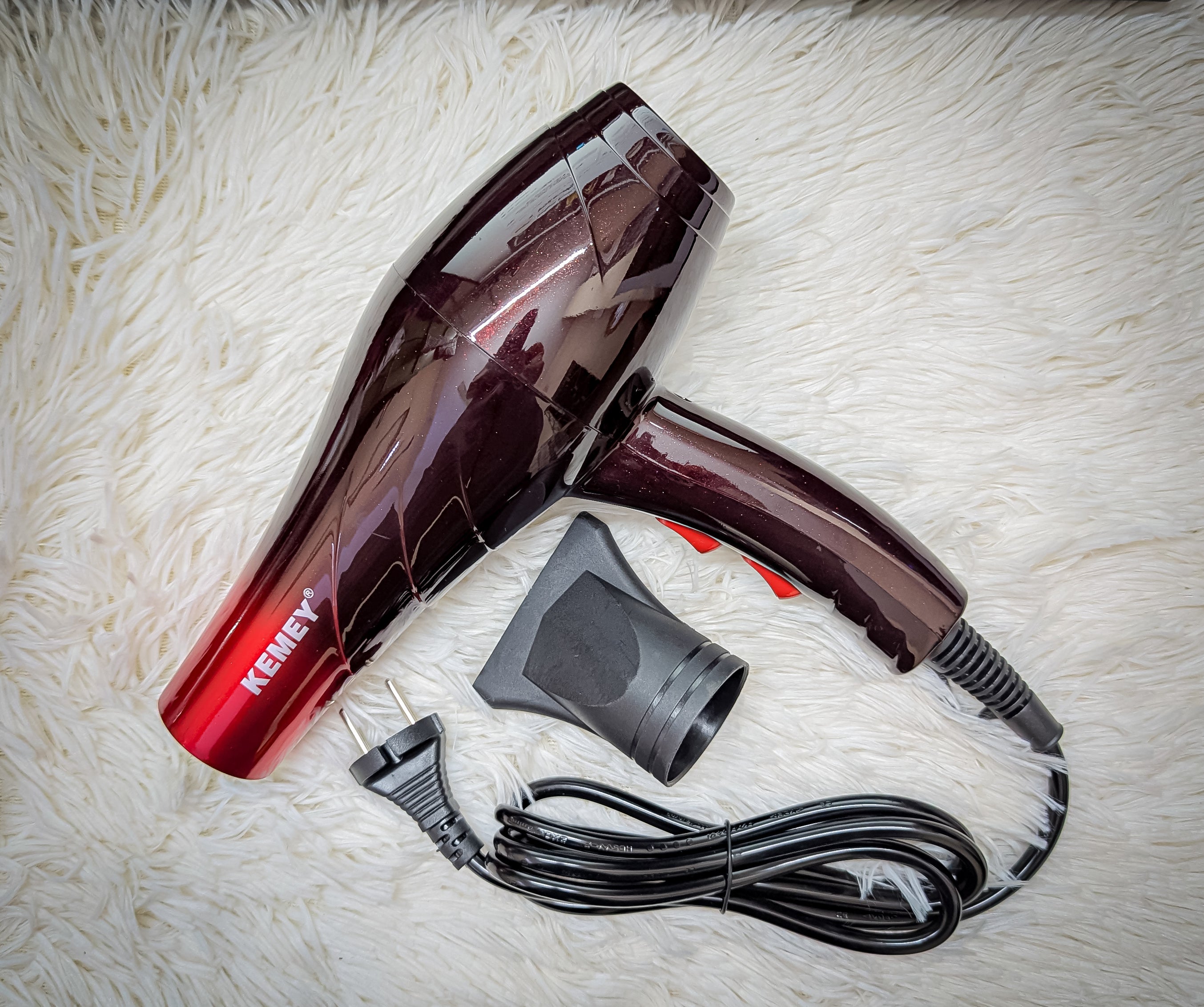Kemei KM-3322 3-in-1 Professional Hair Dryer