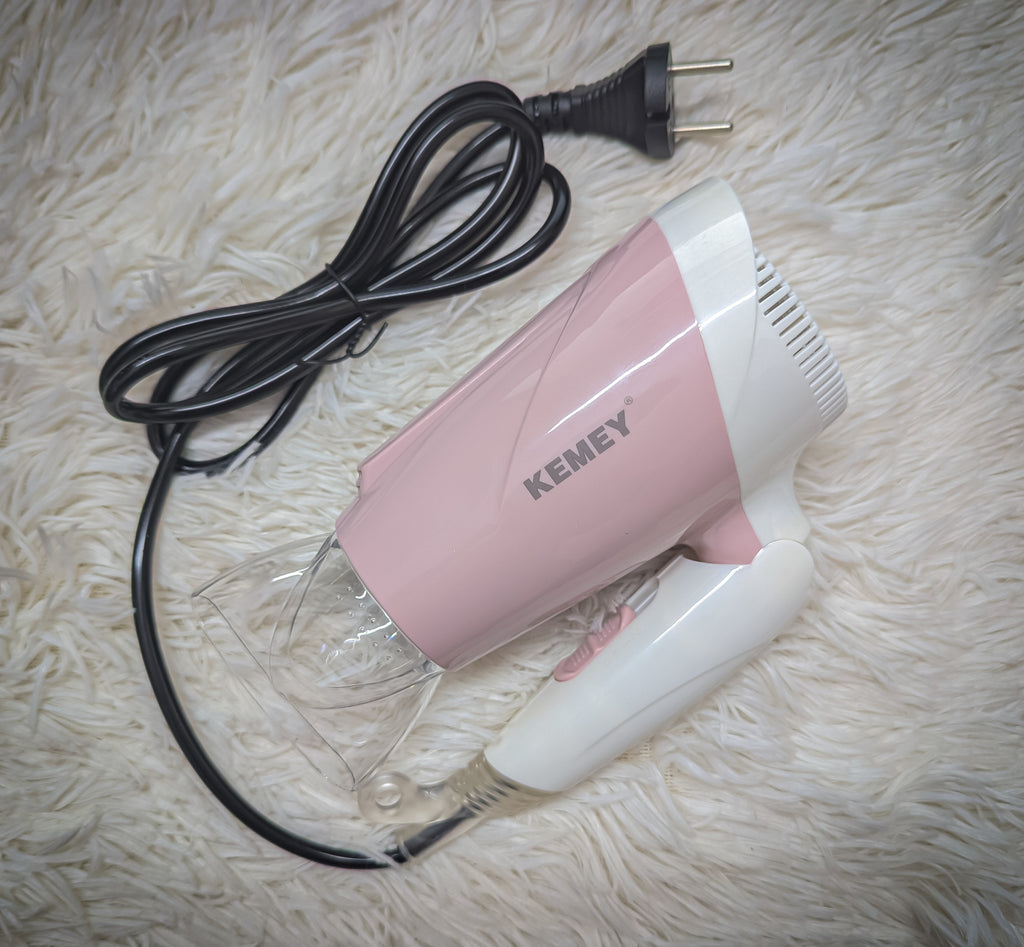 Kemei KM-6831 Cool &amp; Hot Foldable Ionic Hair Dryer for Women – 1600W