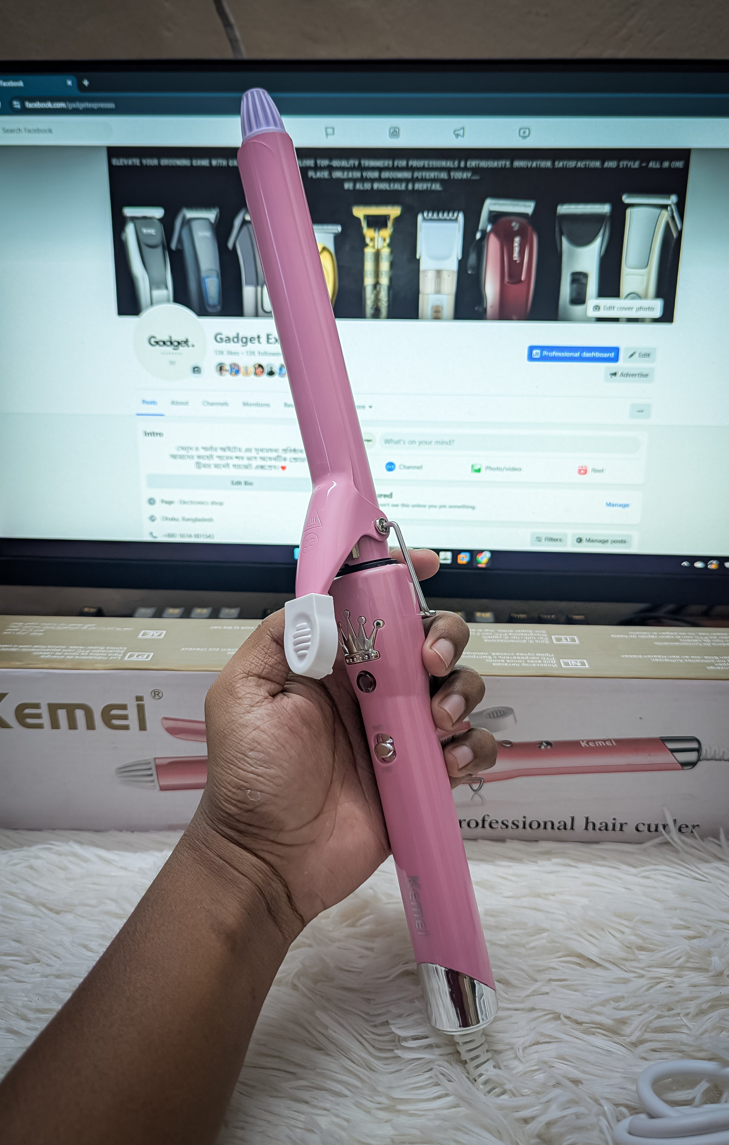 KEMEI KM-219 Professional Hair Straightener