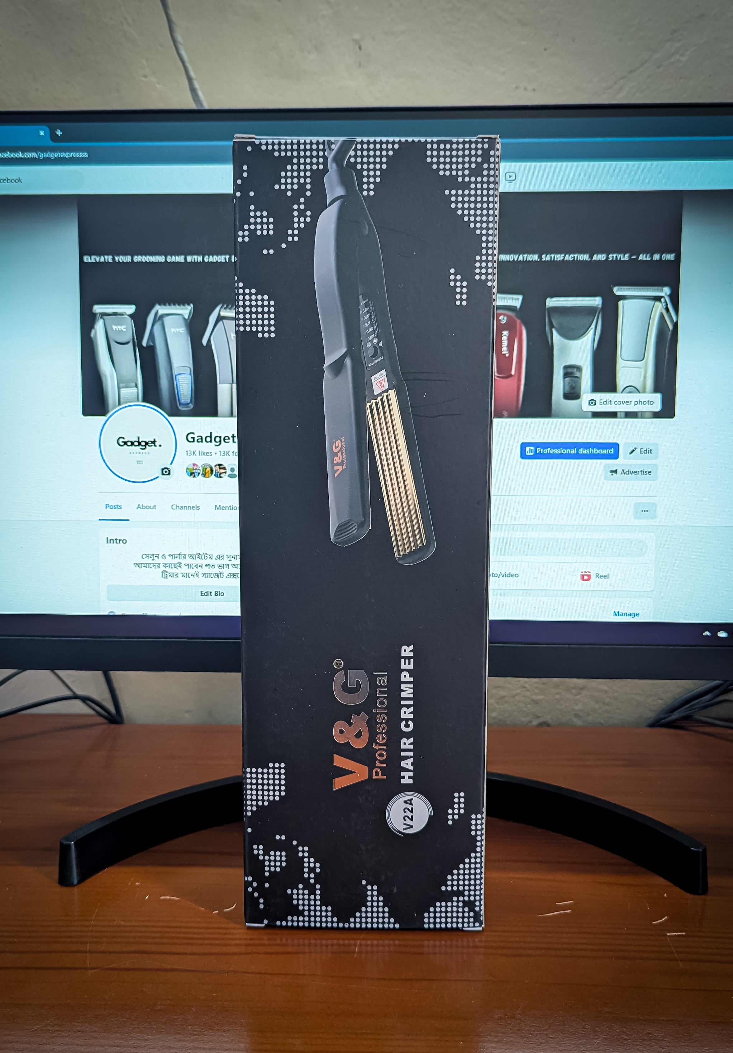 V&G V-22A Professional Hair Straightener