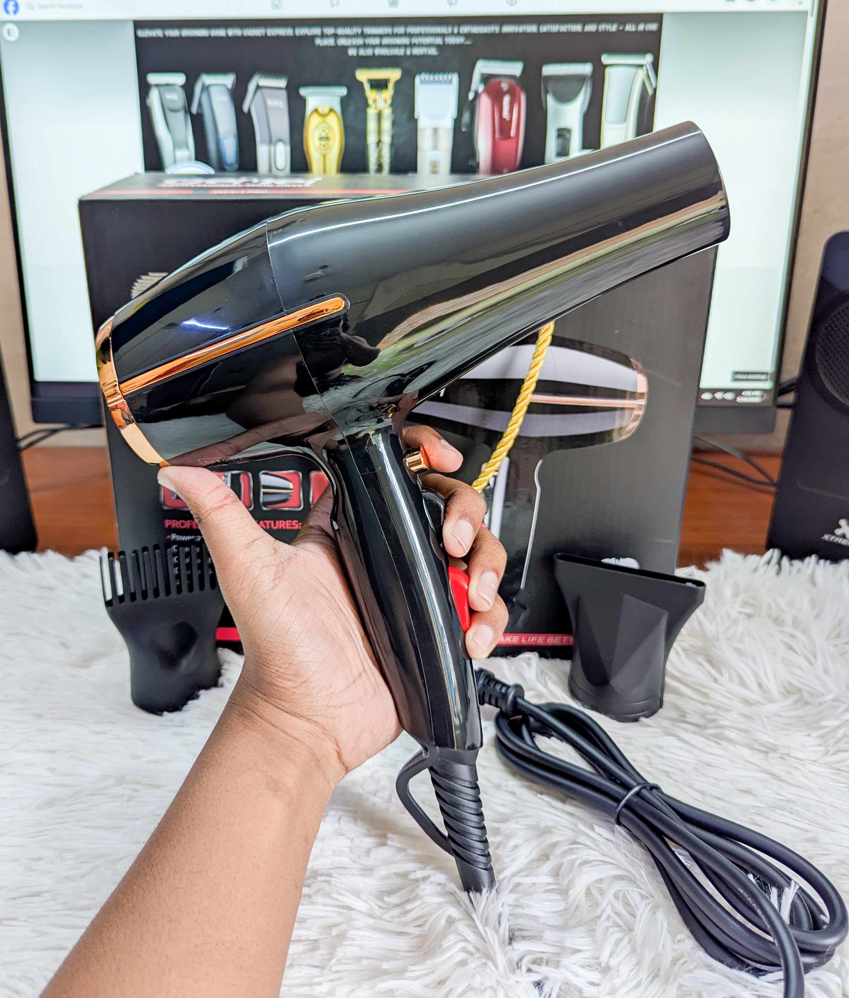 Gemei Gm-1780 Professional Hair Dryer 3000W