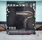 V&G M-3100 Professional Hair Dryer – 1800W AC Motor