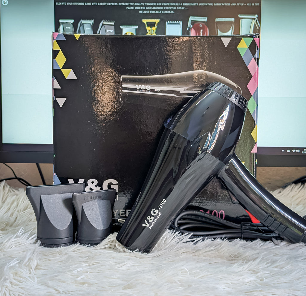 V&G M-3100 Professional Hair Dryer – 1800W AC Motor