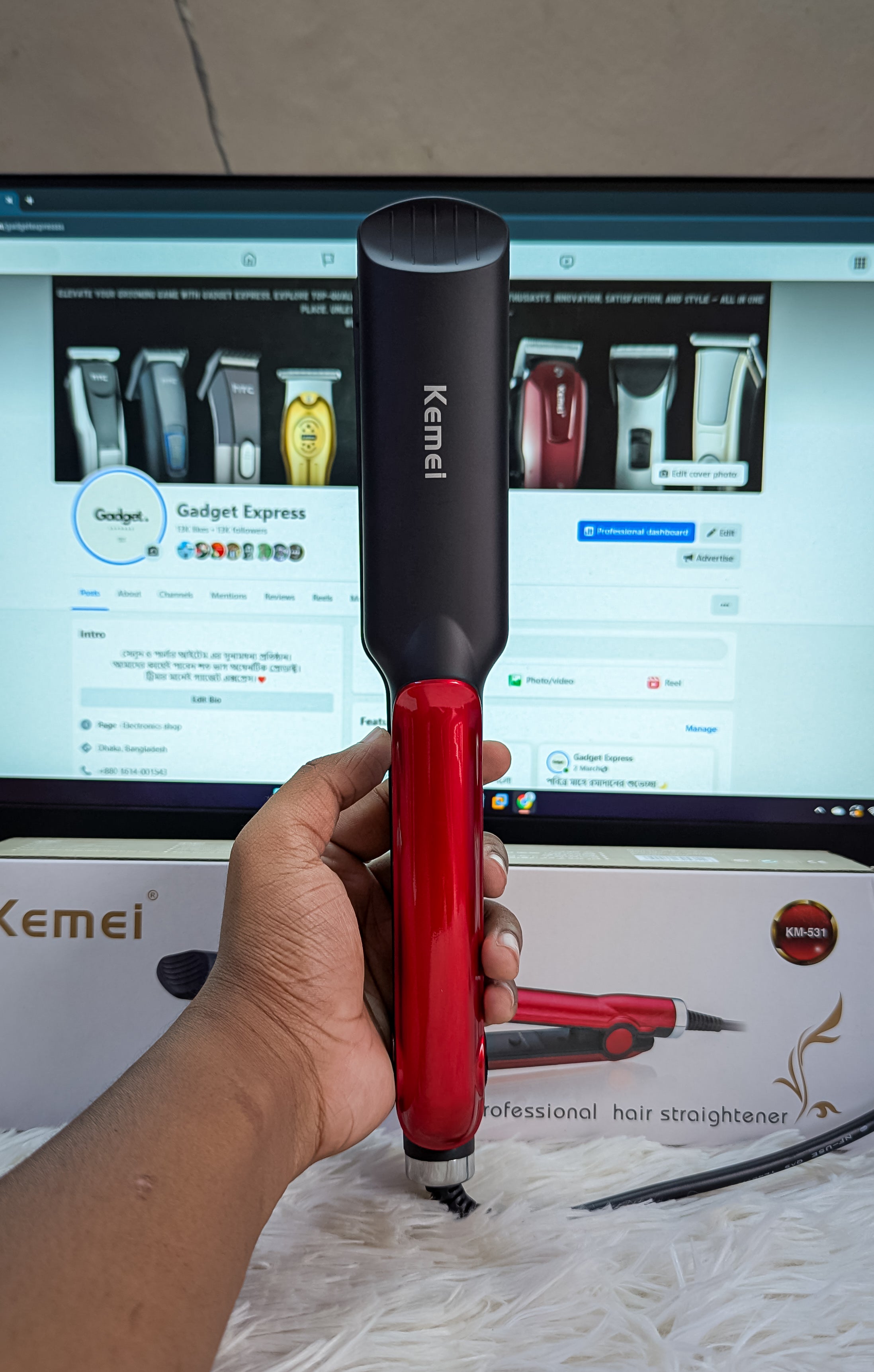 Kemei KM-531 Professional Hair Straightener