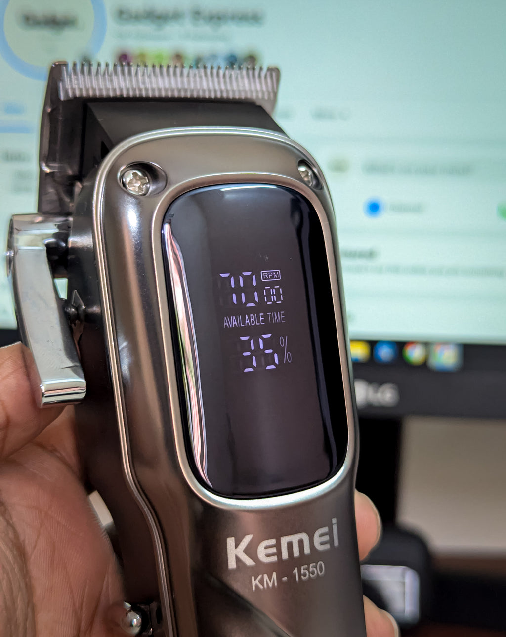 Kemei KM-1550 Professional Hair Trimmer