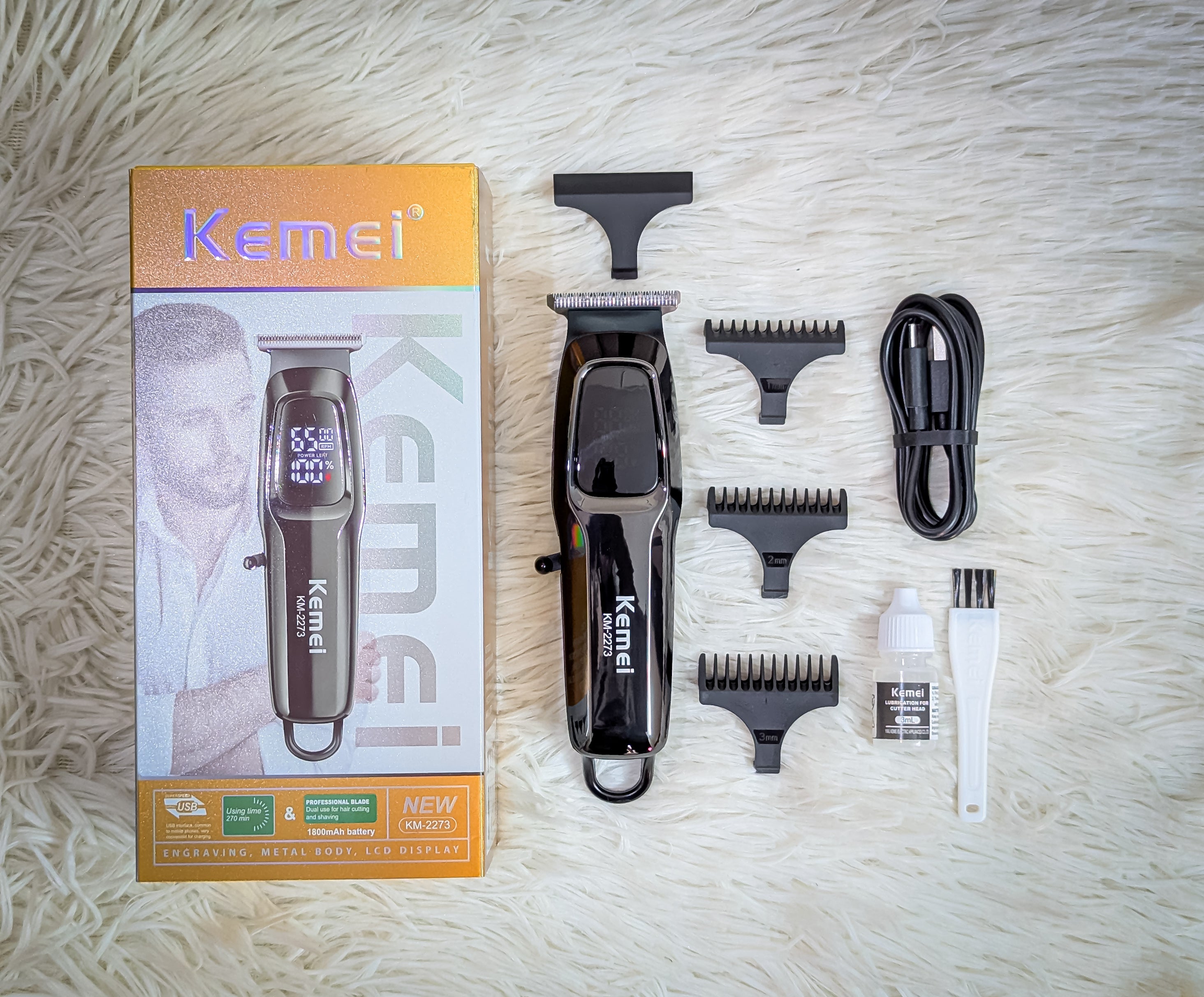 Kemei KM-2273 Professional Beard Trimmer