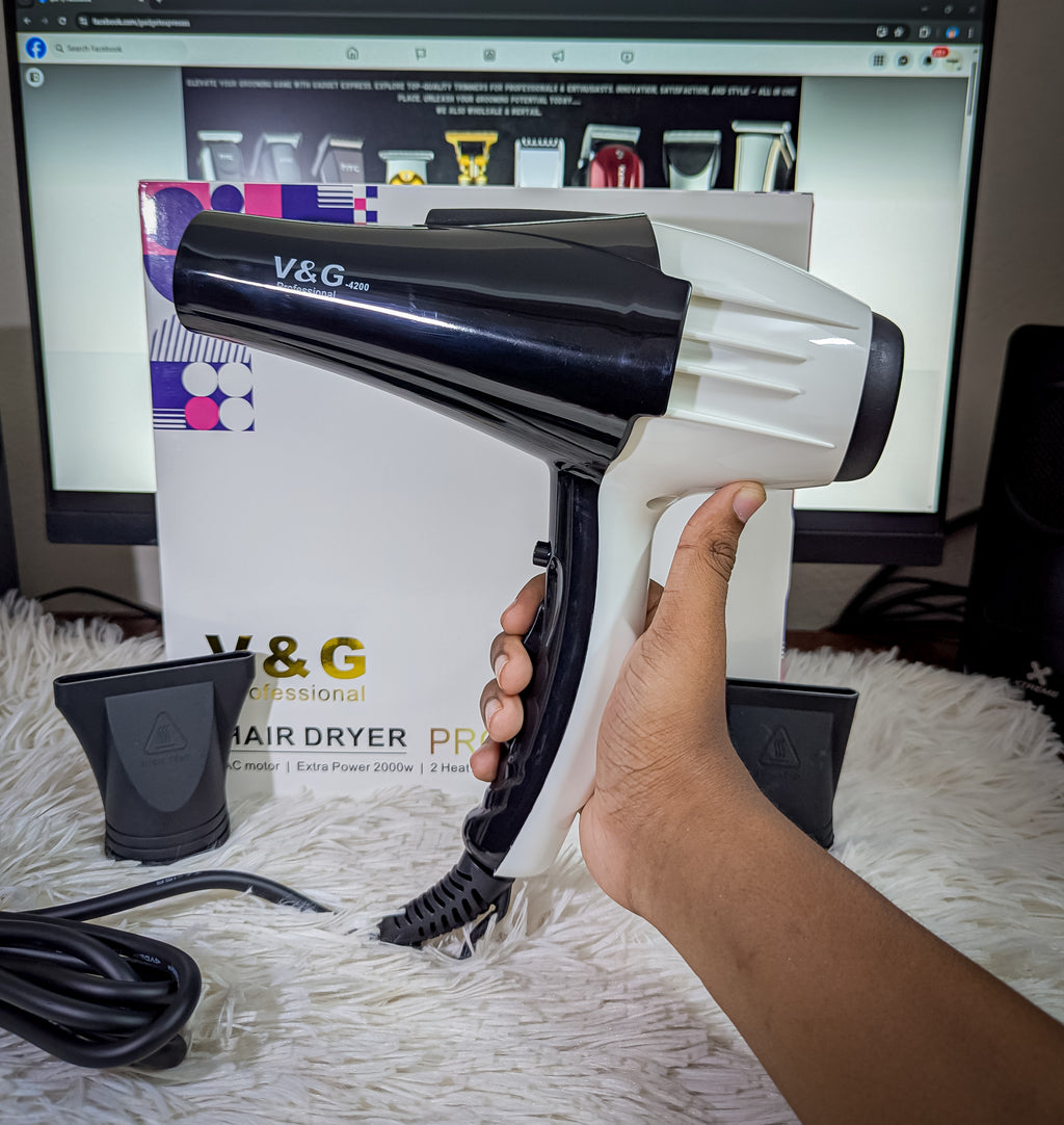 V&G Pro 4200 Professional Hair Dryer – 1800–2300W