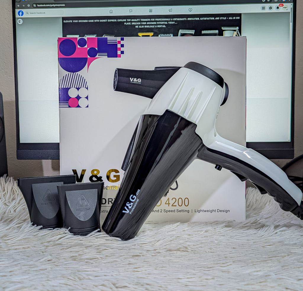 V&G Pro 4200 Professional Hair Dryer – 1800–2300W