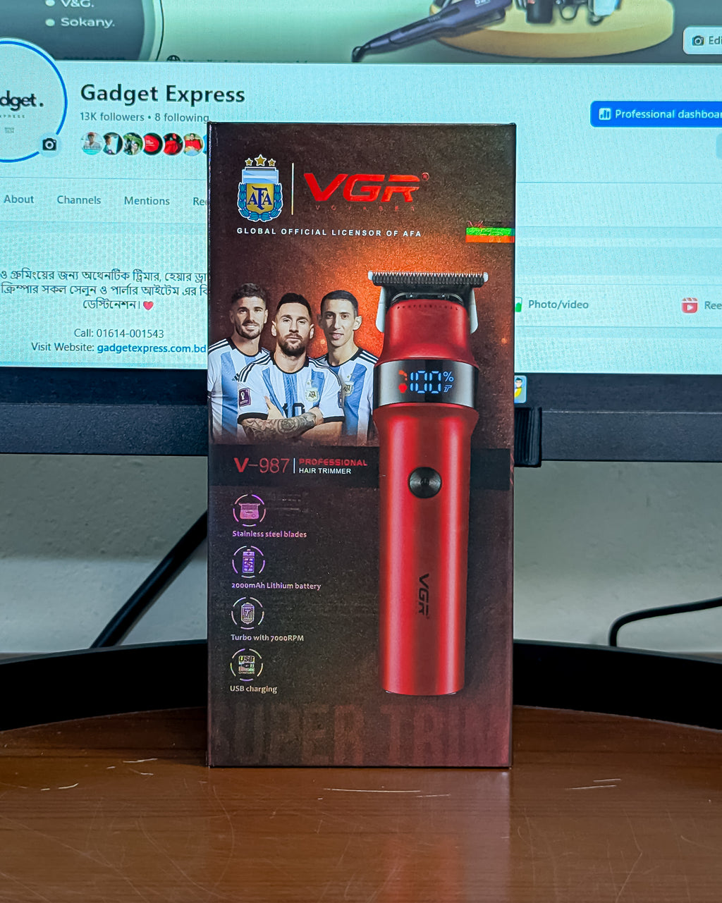 VGR V-987 Professional Hair & Beard Trimmer