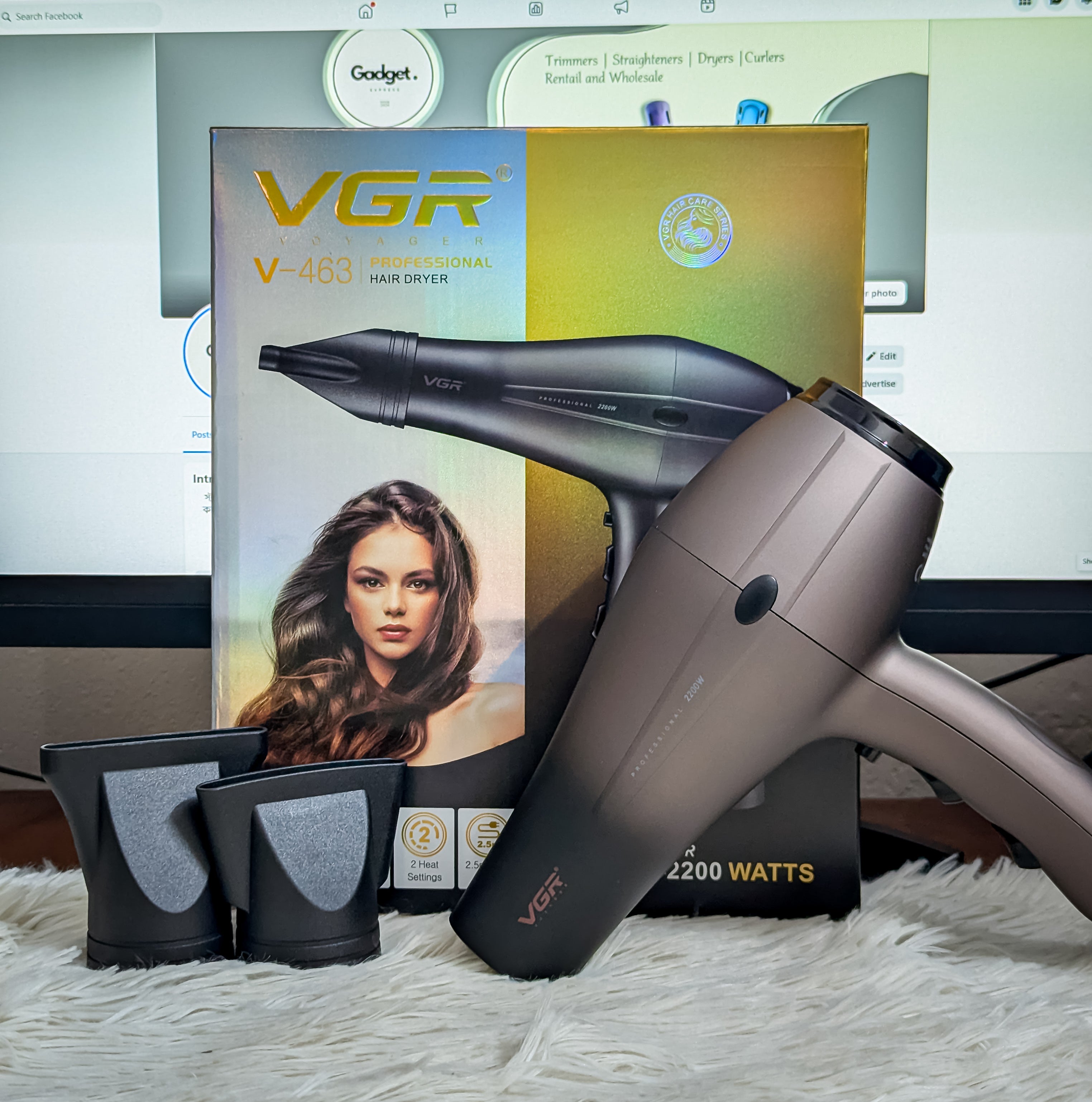 VGR V-463 Essential DryCare Professional Ionic Hair Dryer for Women