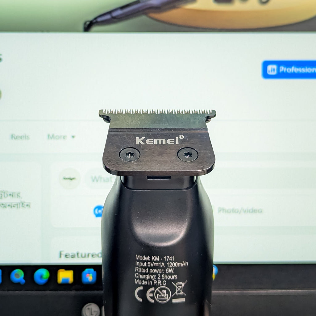Kemei KM-1741 Professional Rechargeable Beard Trimmer