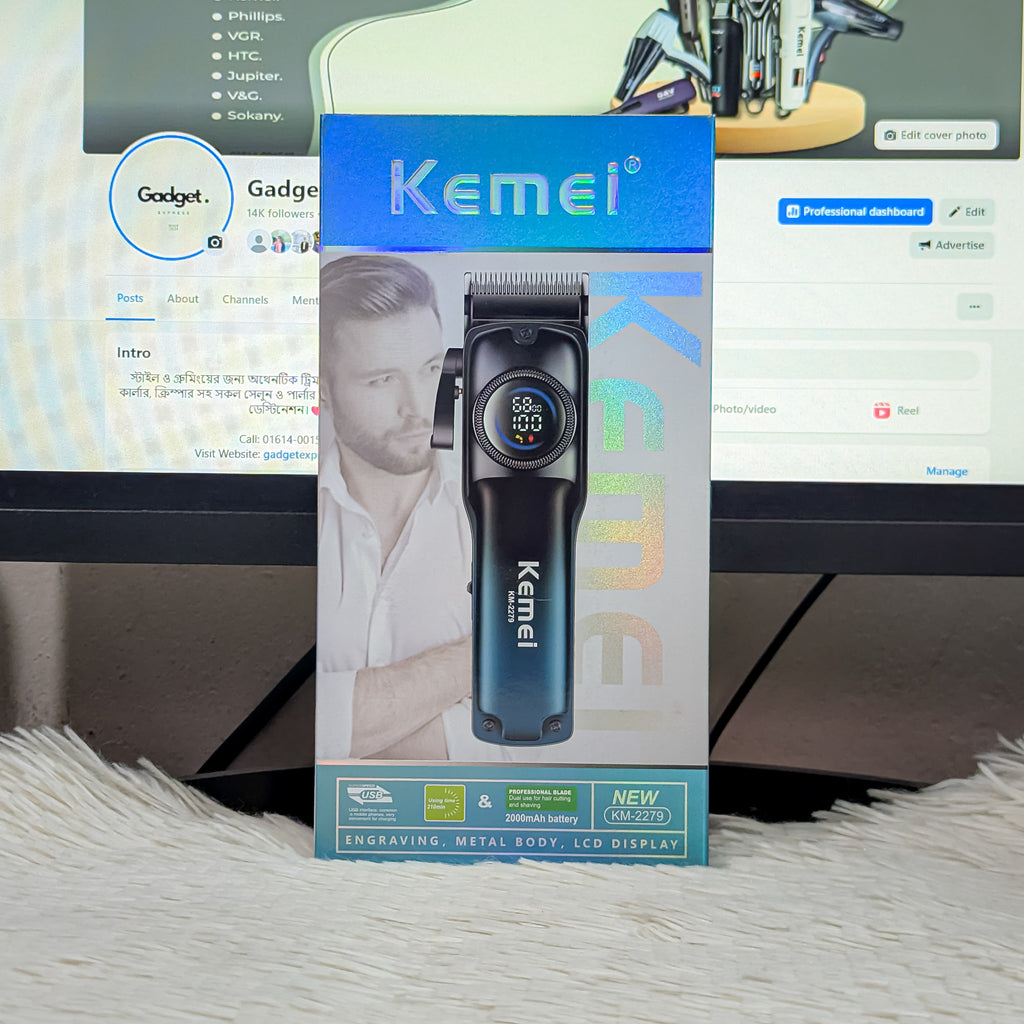 Kemei KM-2279 Professional Hair Clipper & Beard Trimmer