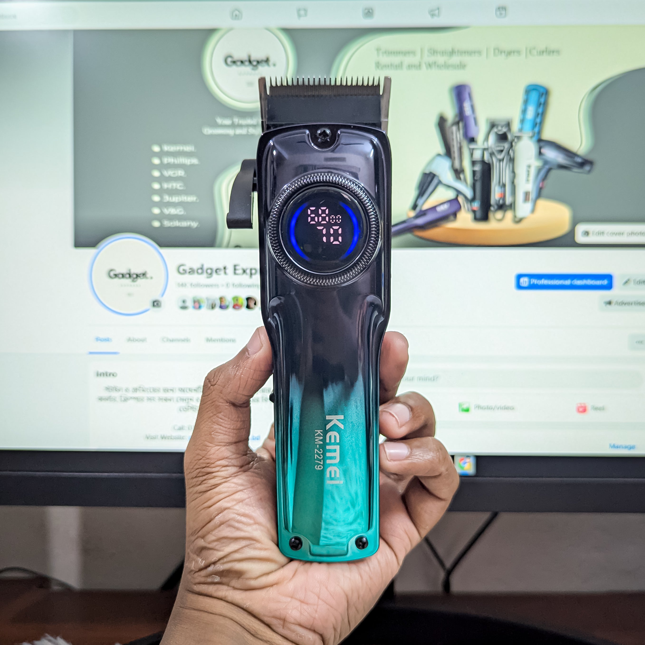 Kemei KM-2279 Professional Hair Clipper & Beard Trimmer