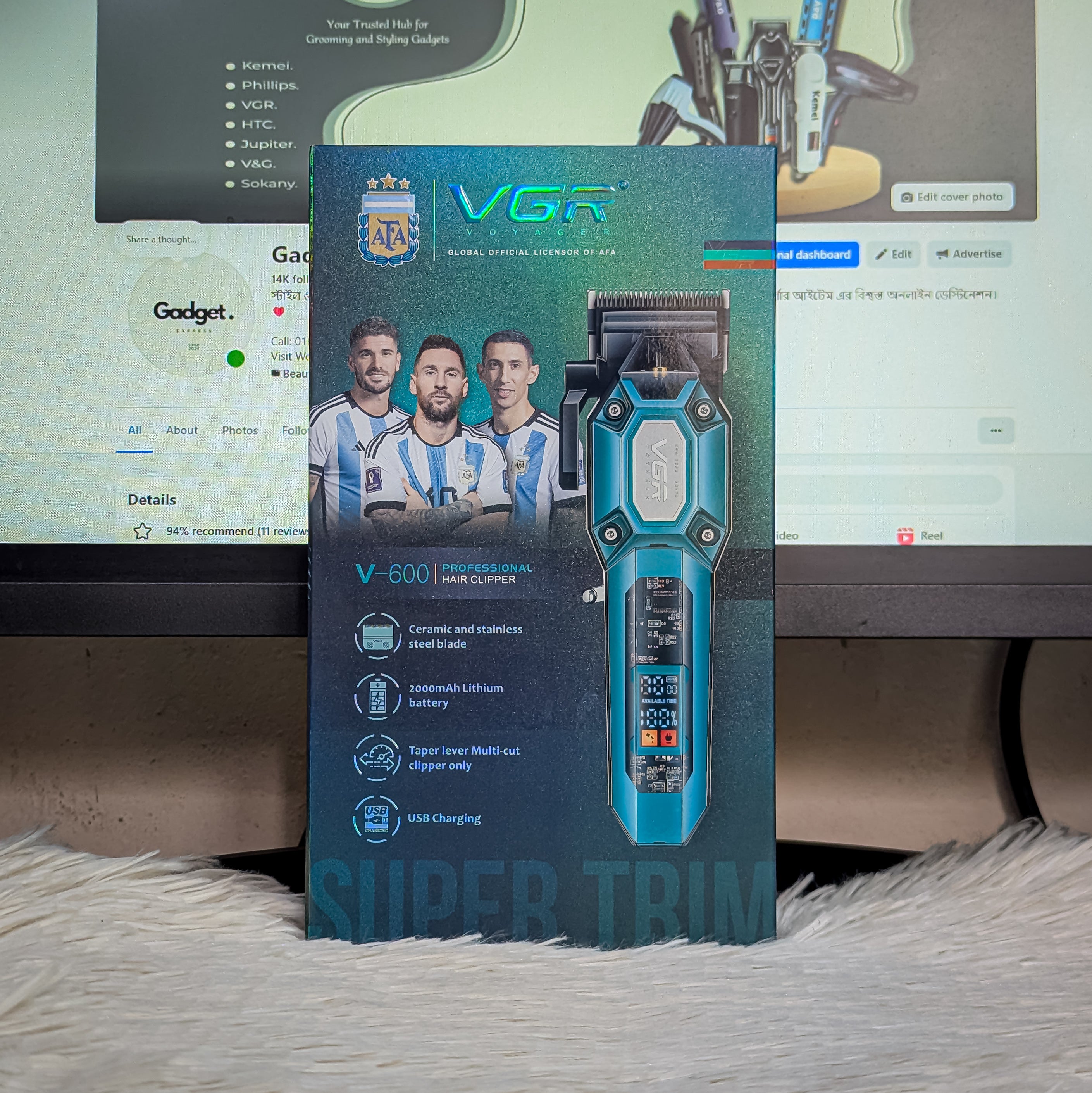 VGR V-600 Professional Hair Clipper