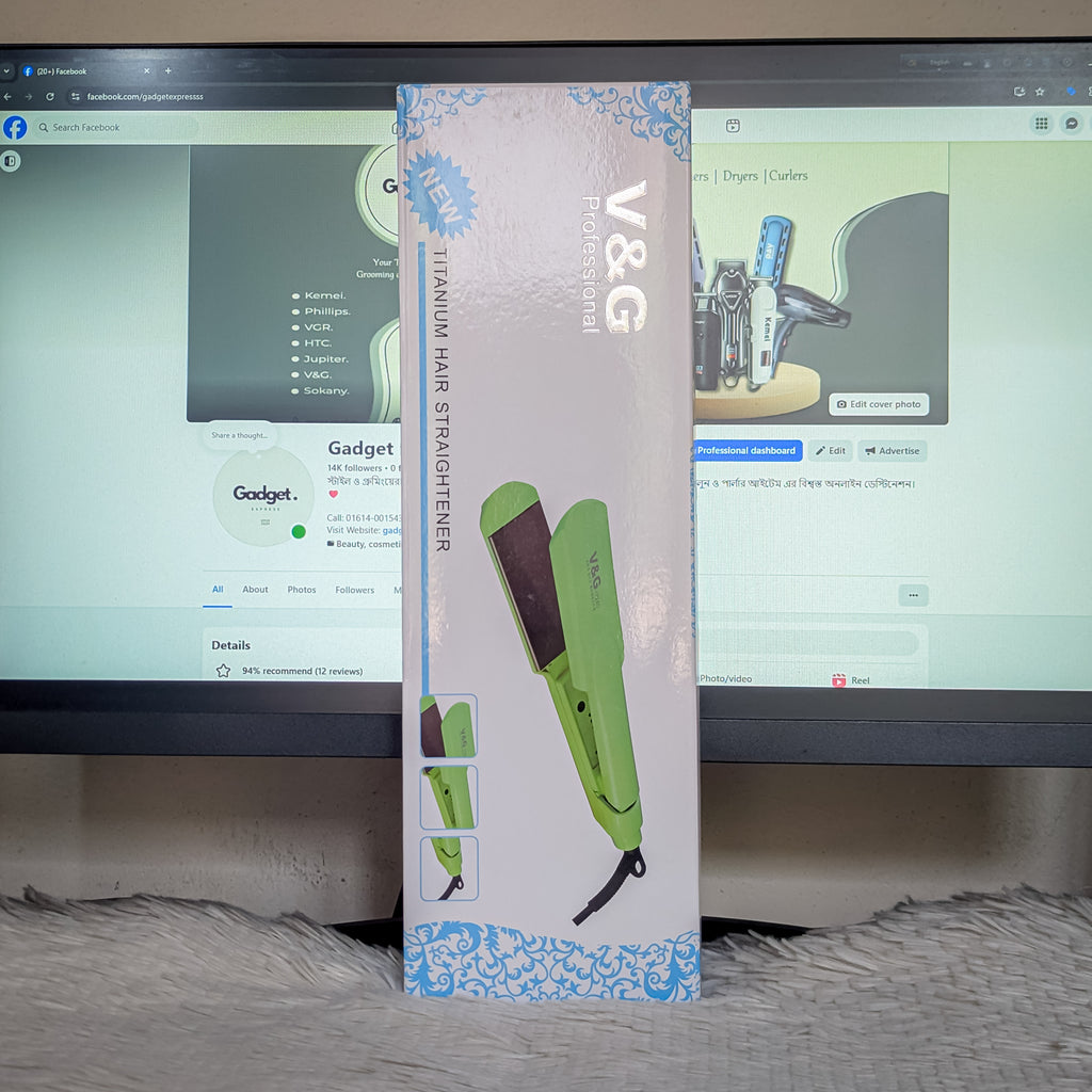 V&G V-7240 Professional Hair Straightener