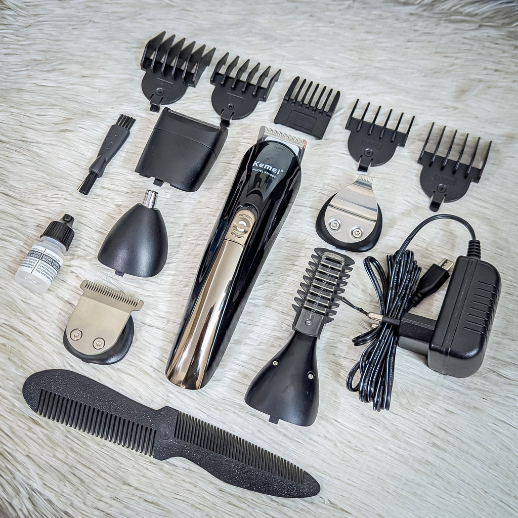 Kemei KM-600 Titanium Blade 11-in-1 Hair Trimmer