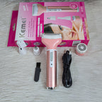 Kemei KM-6637 4-in-1 Rechargeable Women’s Grooming Kit