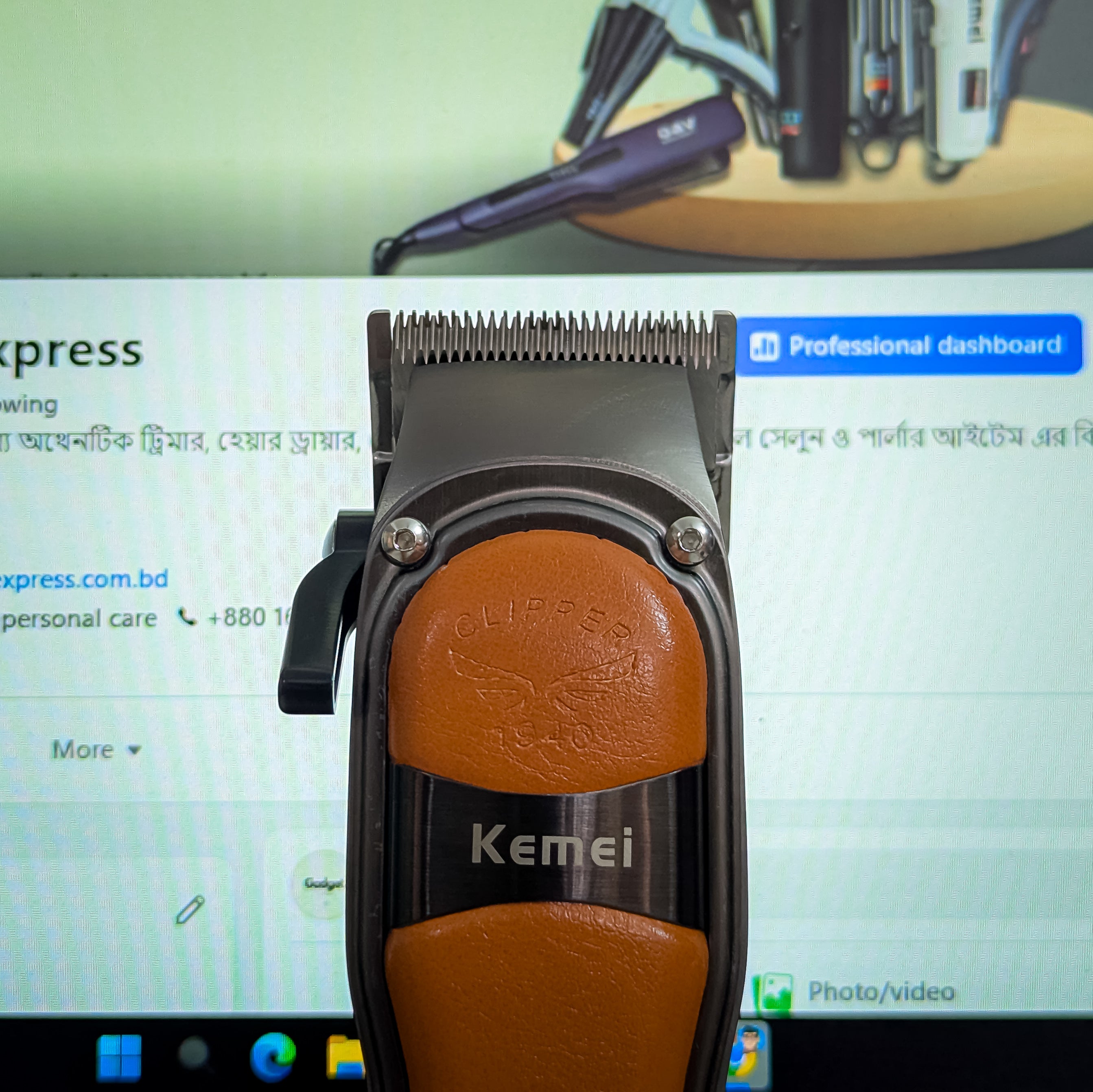 Kemei KM-1940 Professional Hair Clipper &amp; Beard Trimmer