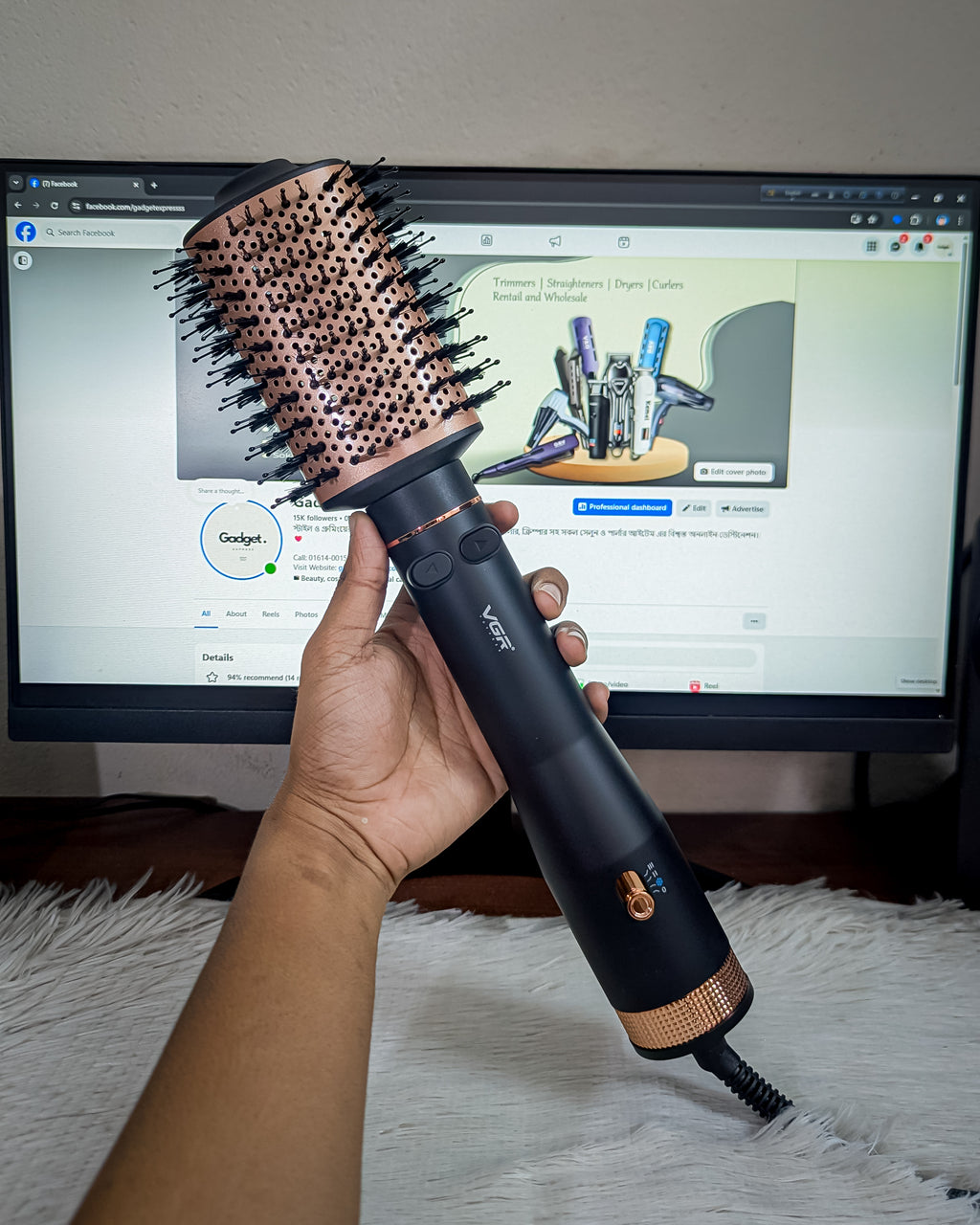 VGR V-494 Professional Rotating Hot Air Styler