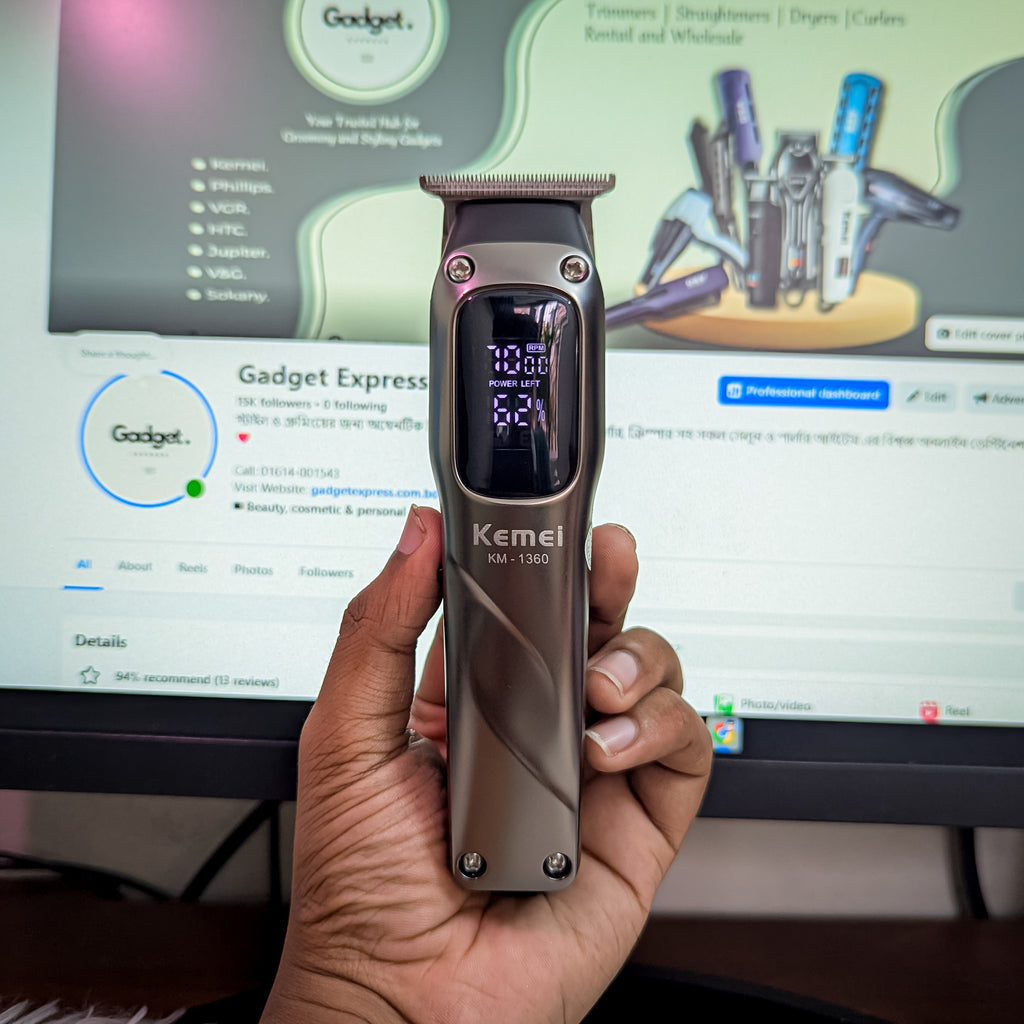 Kemei KM-1360 Professional Cordless Hair Clipper