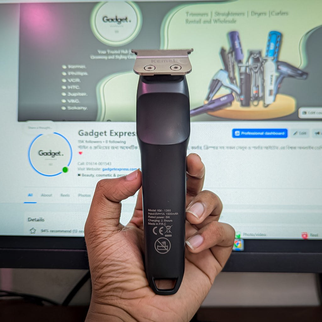 Kemei KM-1360 Professional Cordless Hair Clipper