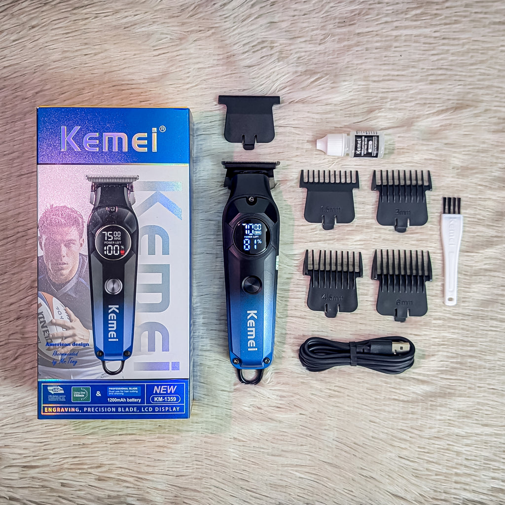 Kemei KM-1359 Professional Cordless Hair & Beard Trimmer