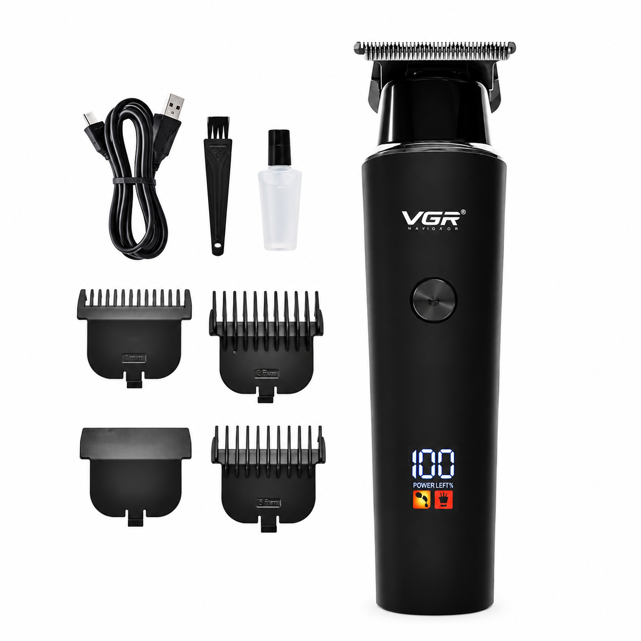 VGR V-937 Professional Zero Cutting Beard Trimmer (Cord + Cordless Facility)
