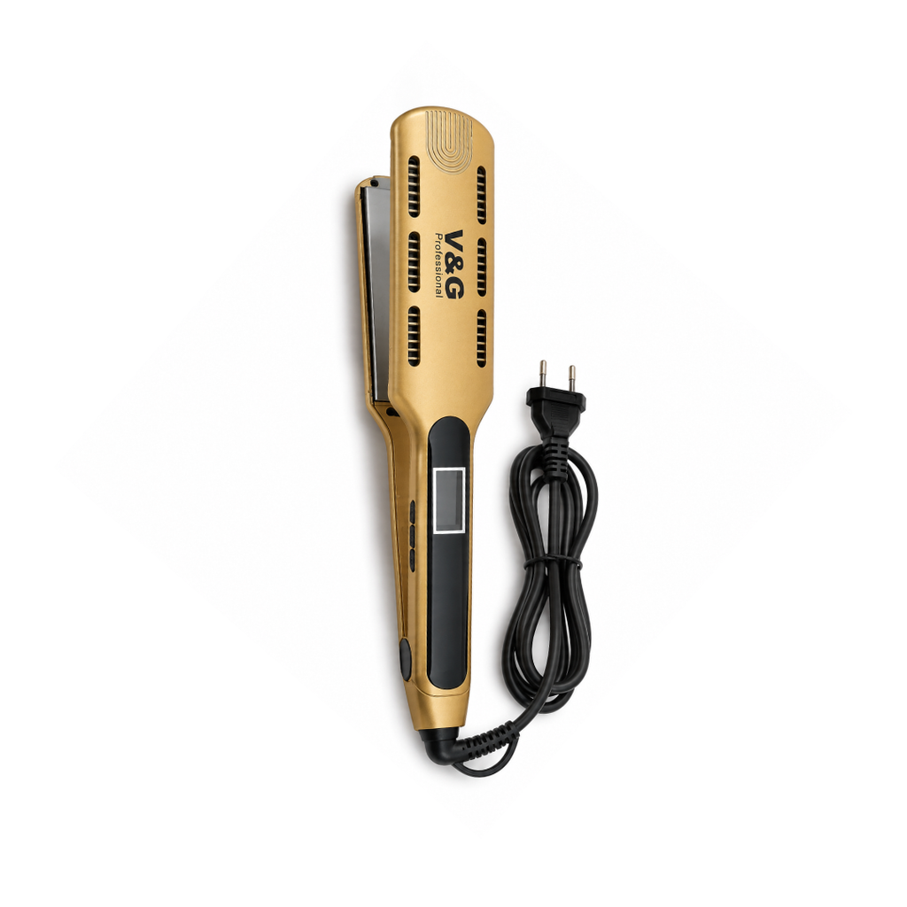 V&G V2 Professional Hair Straightener for Women – 65W Quick-Heating Ceramic Flat Iron